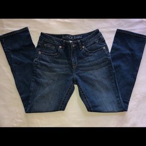 Dark wash Justice jeans